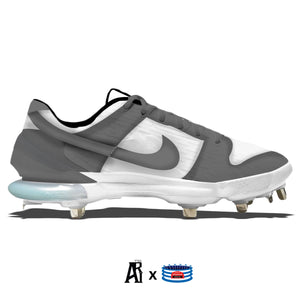 "Gray & White Dunk" Nike Force Zoom Trout 7 Pro Cleats