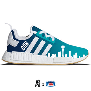 "Emerald City" Adidas NMD R1 Casual Shoes