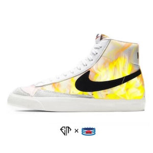 "Fire" Nike Blazer Mid Shoes