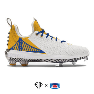 "Golden State" Under Armour Harper 5 Cleats