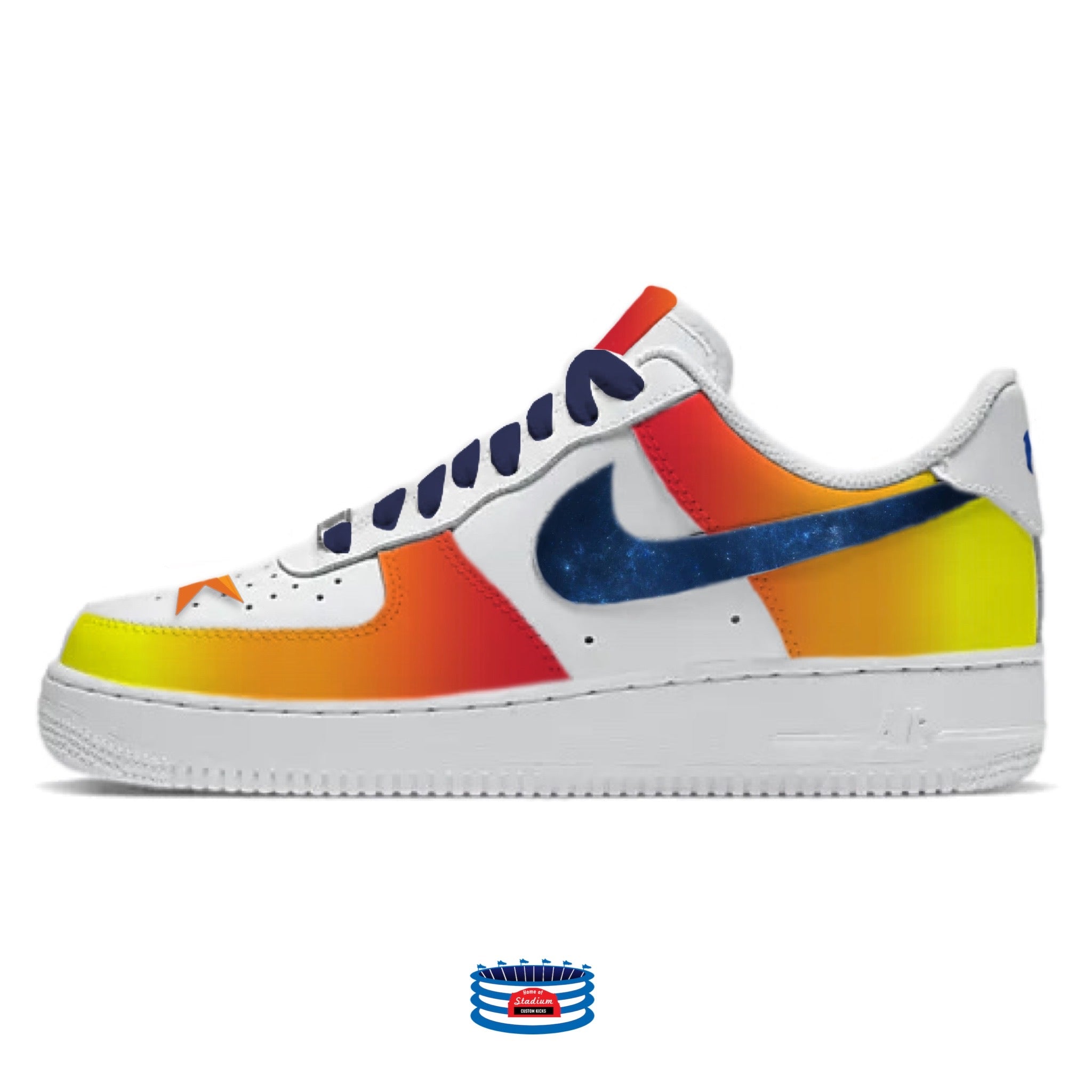 Houston Nike Air Force 1 Low Shoes Women's / 12