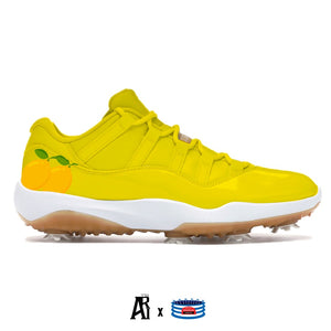 "Lemon" Jordan 11 Retro Low Golf Shoes