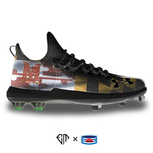 "Maryland" Under Armour Harper 4 Low ST Cleats
