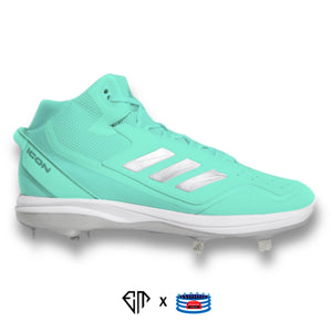 "Mint" Adidas Icon 7 Mid Cleats