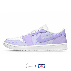 "Pastel Purple" Jordan 1 Golf Shoes
