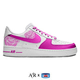 "Pink Roses" Nike Air Force 1 Low Shoes