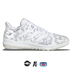 "White Camo Pitching Ninja" Adidas Afterburner Turf Shoes