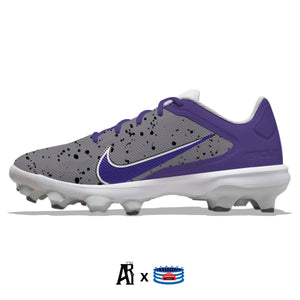 Purple Cement Nike Force Trout 8 Pro MCS Cleats – Stadium Custom