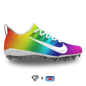 "Rainbow" Nike Alpha Huarache 7 Pro LAX Cleats