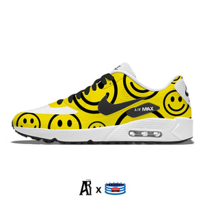 "Smiles" Nike Air Max 90 G Golf Shoes