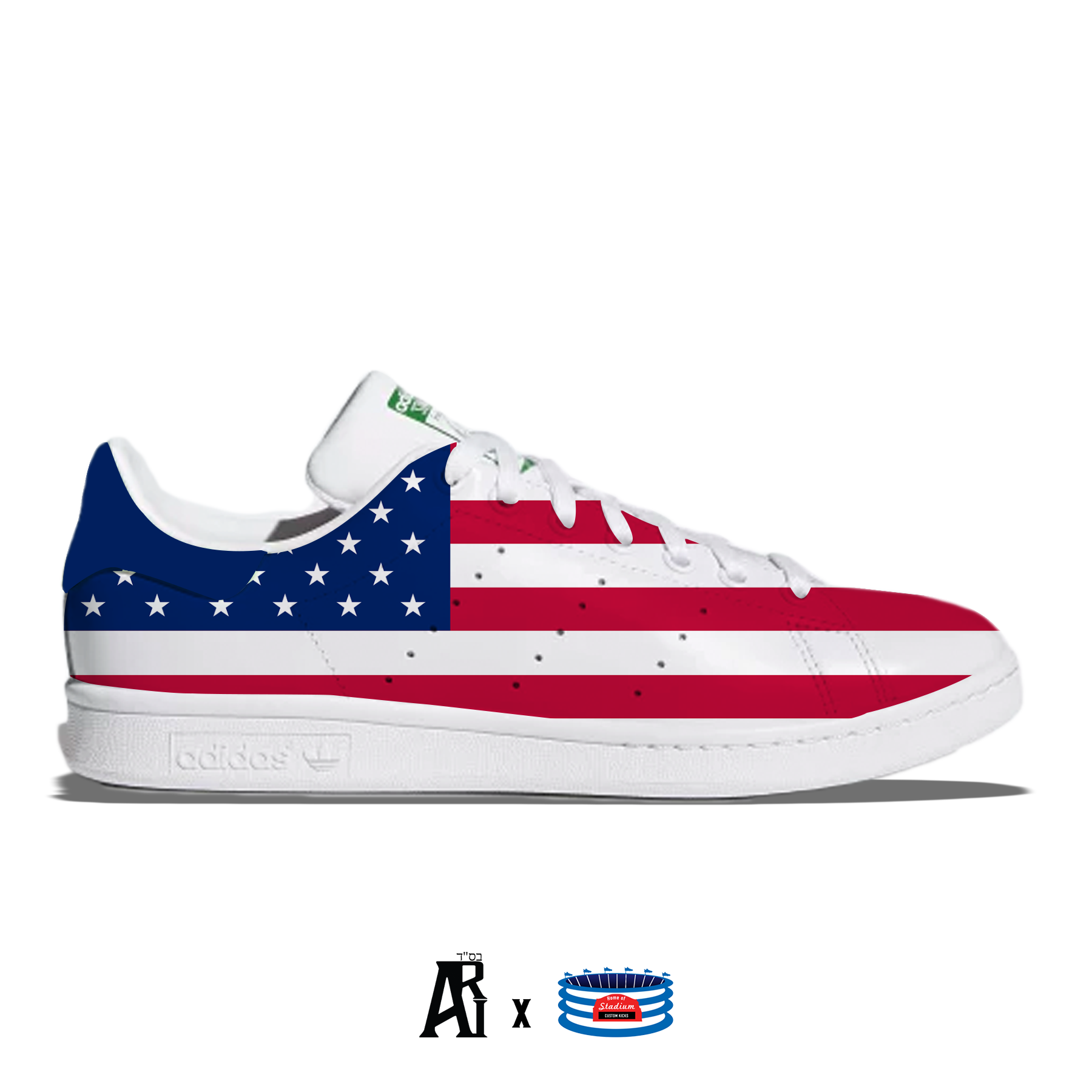 USA" Adidas Stan Smith Casual Shoes – Stadium Custom