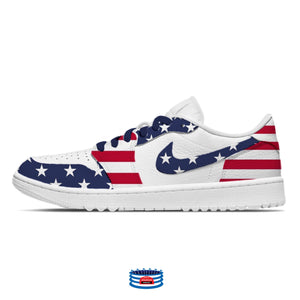 "USA" Jordan 1 Golf Shoes