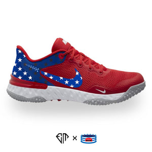 "USA" Nike Alpha Huarache Elite 3 Turf Shoes