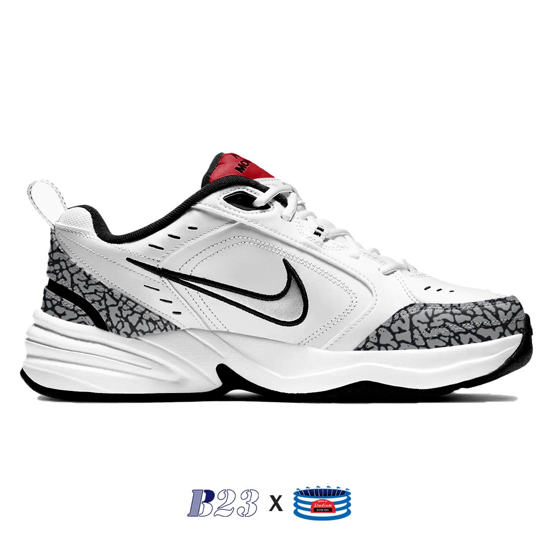 Zapatillas Nike Monarch "cemento blanco" – Stadium Custom Kicks
