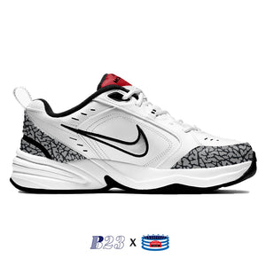 "White Cement" Nike Air Monarch Shoes